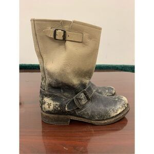 FRYE Veronica Short Ombre Stonewash Mid Calf Boots Women's Size 6.5